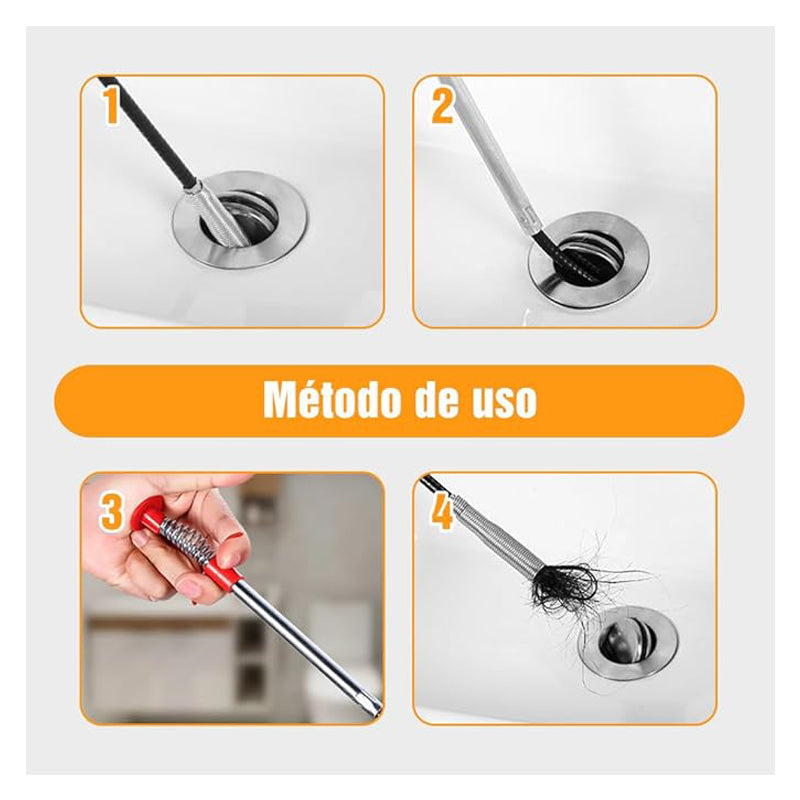 60cm Pipe Grabber, New Flexible Grabber Claw Pick Up Reacher Tool With 4 Claws Bendable Hose Pickup Reaching Assist Tool For Litter Pick, Sink, Drains, Toilet